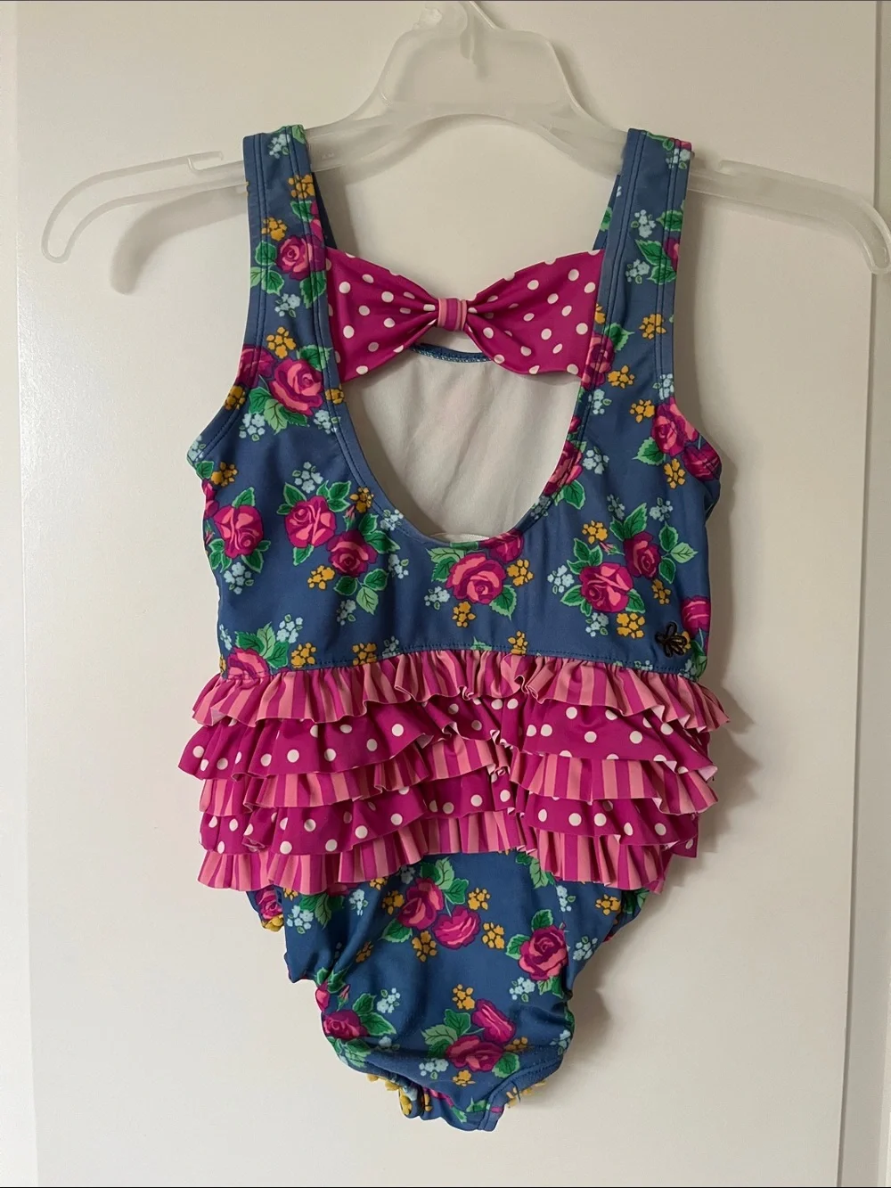 Kids Floral Ruffle One-Piece Swimsuit Matilda Jane
